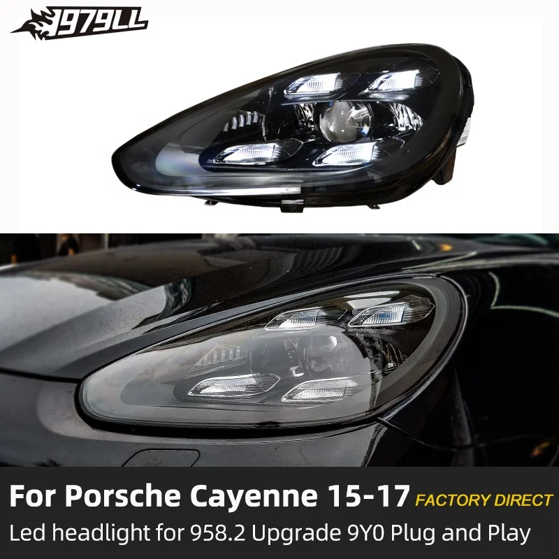 High quality car led headlight for 2015-2017 porsche cayenne 958 headlights
