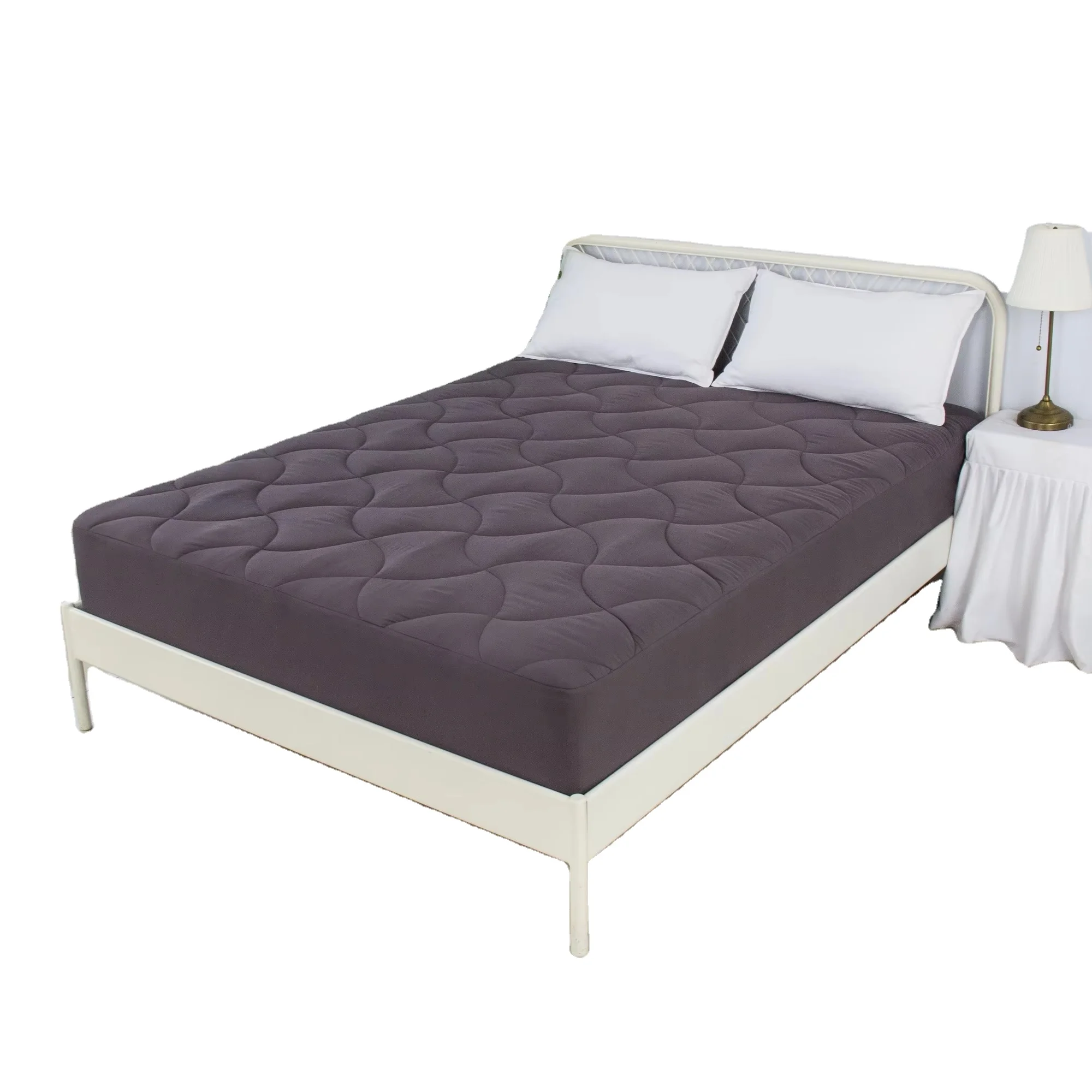 Наматрасник наматрасник полиэстеровый чехол для кровати мягкий и толстый