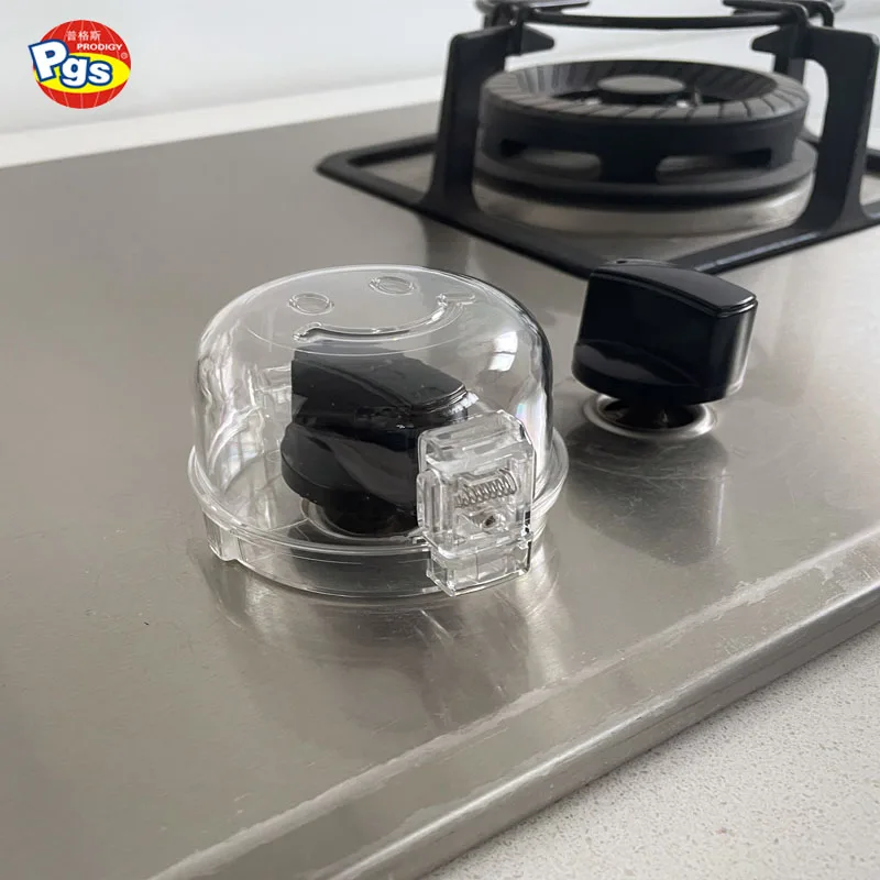 Kitchen cooker switch cover gas shield protection locks baby gift clear stove knob cover