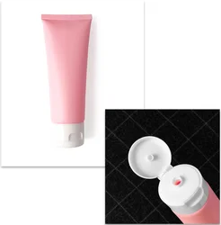 Shop 100ml PE plastic cosmetic packaging hand cream face cream squeeze tube matte pink 100g