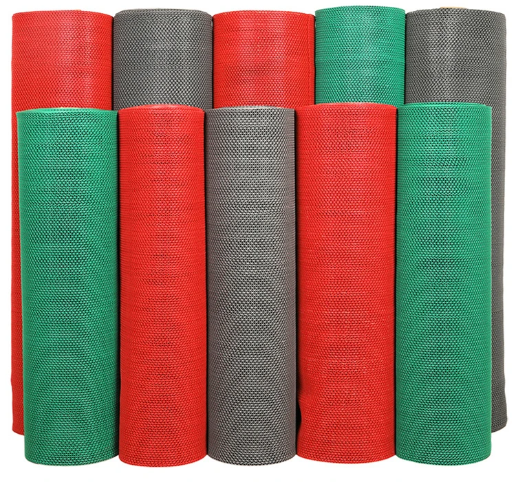 Good Price Waterproof Kitchen Bathroom Pvc S Hollow Mat Anti Slip Plastic Pvc Floor Drainage Mat