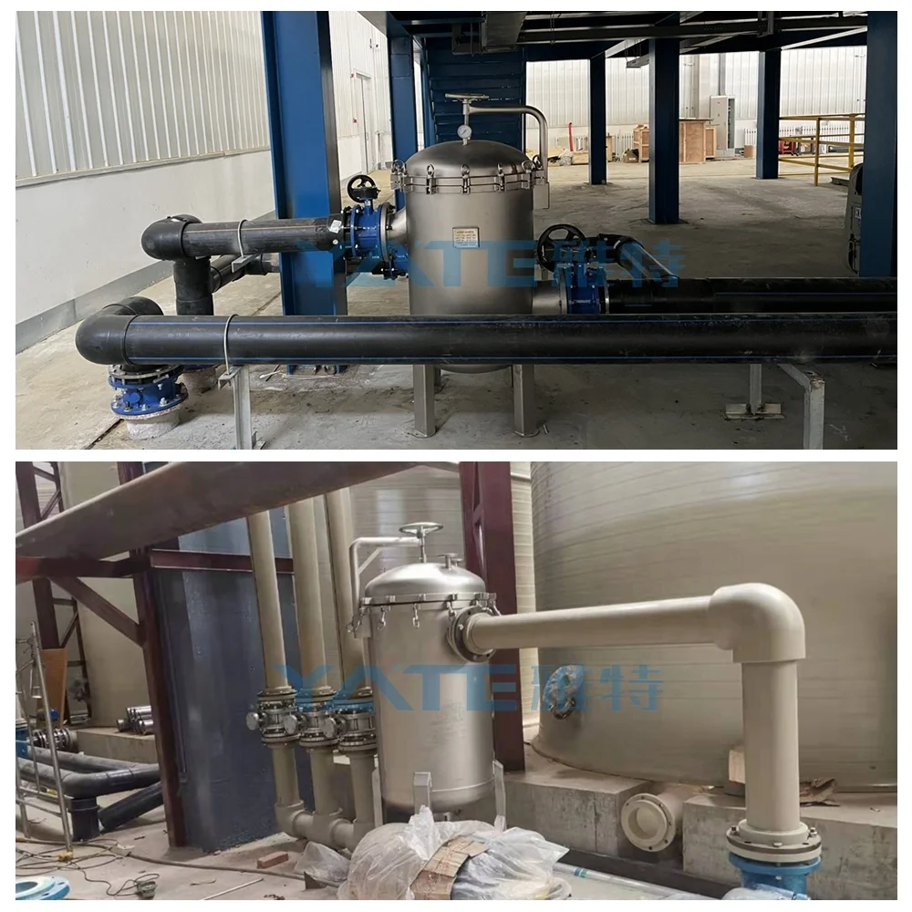 Industrial Easy Maintenance Stainless Steel Bag Filter 15 Quick Open 5 Microns SUS304 Liquid Multi-Bag Filter Housing