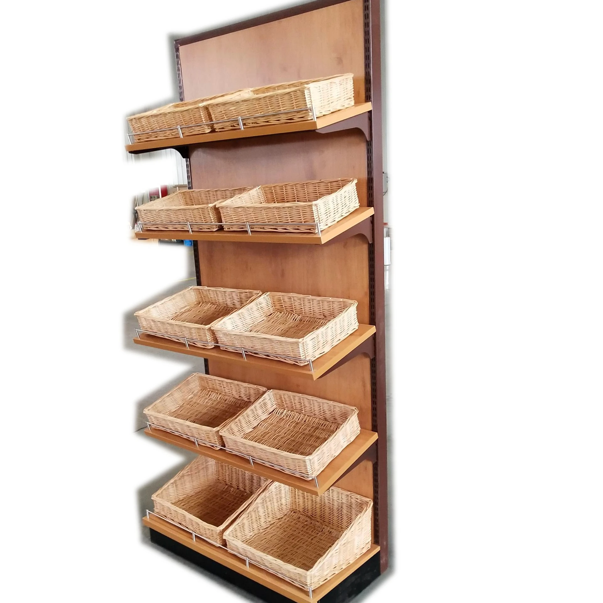 Factory direct production wall floor bakery display shelf