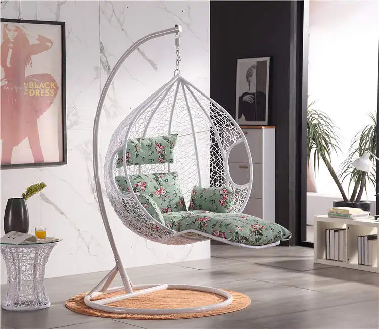 
 Удобные уличные подвесные стулья хорошего качества, Ротанговые качели, плетеные стулья для патио с педалью, для гостиной, сада, детей  