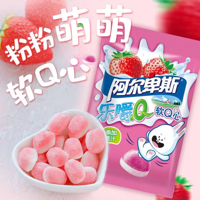 Большие пакеты gummy candy bear Le Chew Q для фруктов смешивание и сочетание мелких снэков сэндвич-конфет