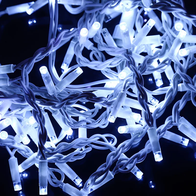 outdoor IP65 waterproof Rubber cable 5M width Warm White  Led Christmas icicle  Light