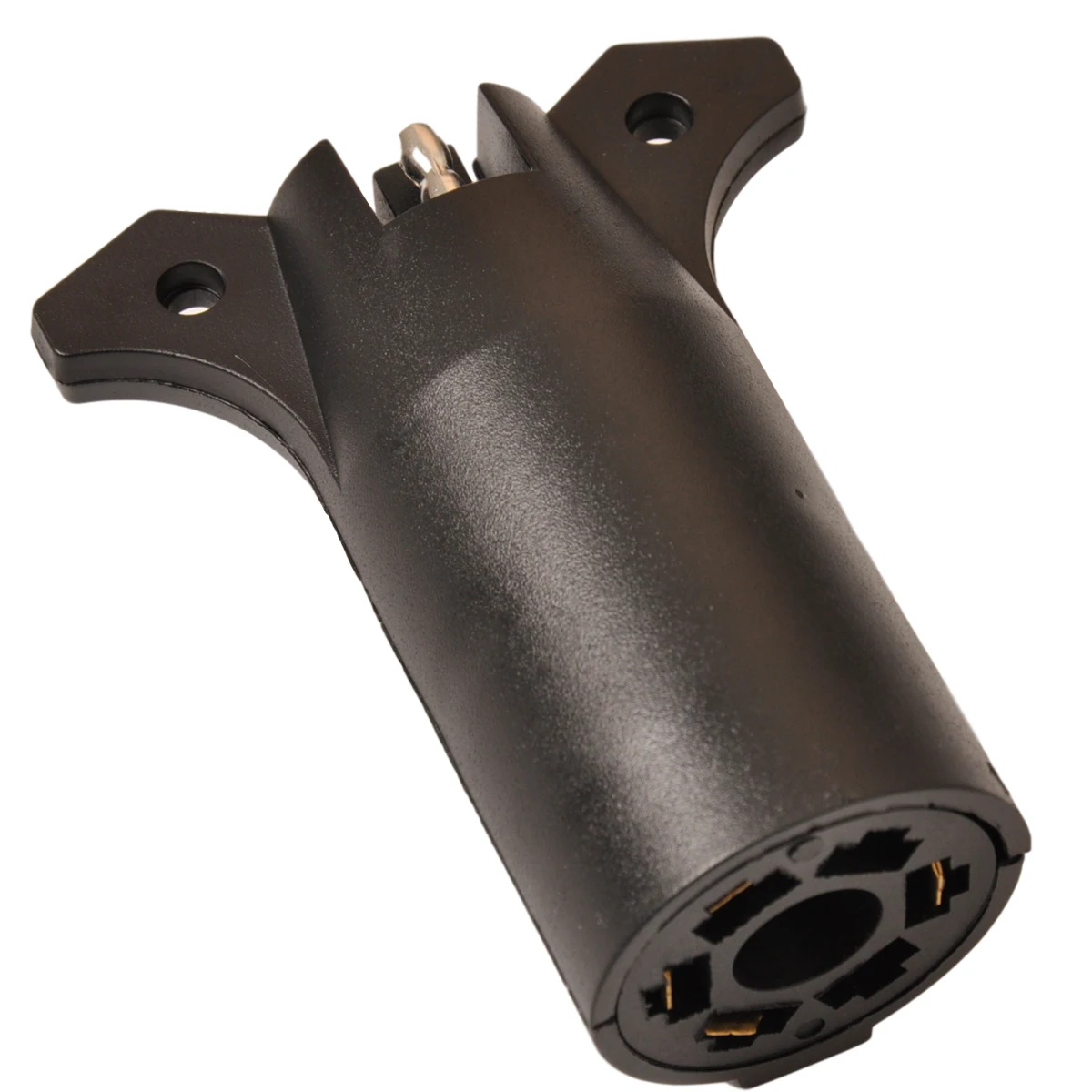 Детали прицепа в американском стиле RV 7 Way Round to 4 Pin Flat Trailer Adapter Plug Connector оптовая цена на