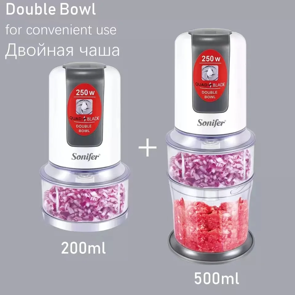 Sonifer SF-8051 домашнего использования 400 Вт -- популярная уникальная известная марка Многофункциональный Овощной Мясорубка еда Электрический репчатый