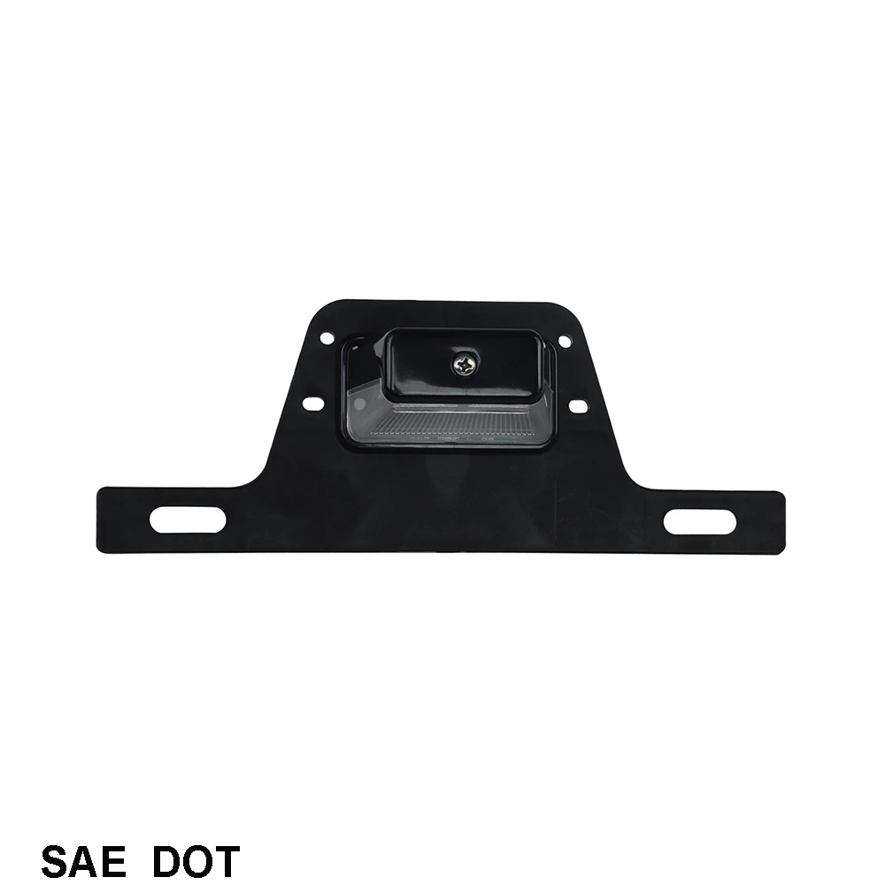 LED License Plate Light with Bracket, Black Plastic or Steel trailer LED license plate light with bracket