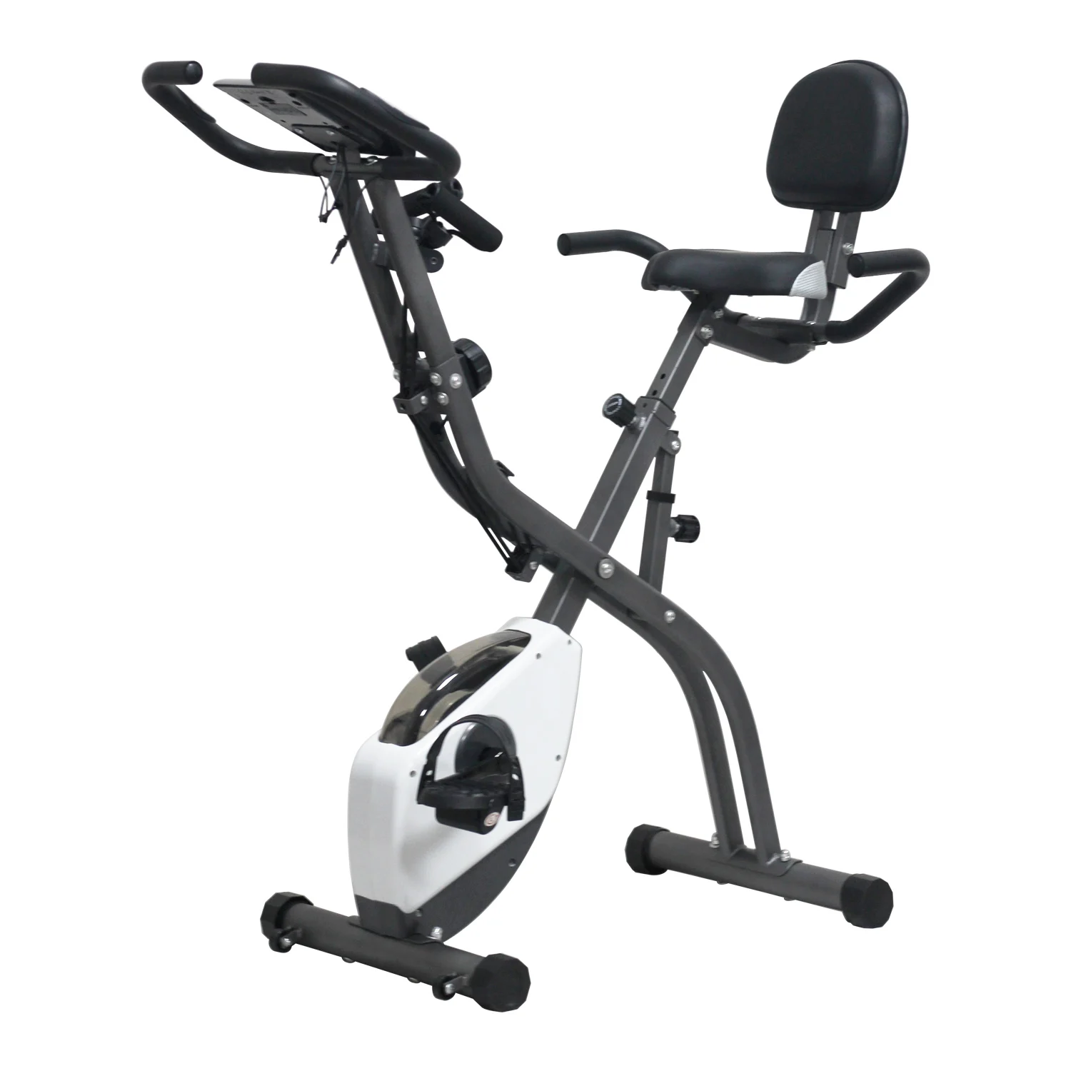 Hot Selling Experience X Shape Simulated Bike Ride Exercise Bike with Heart Rate Non-slip Bearing Heavy