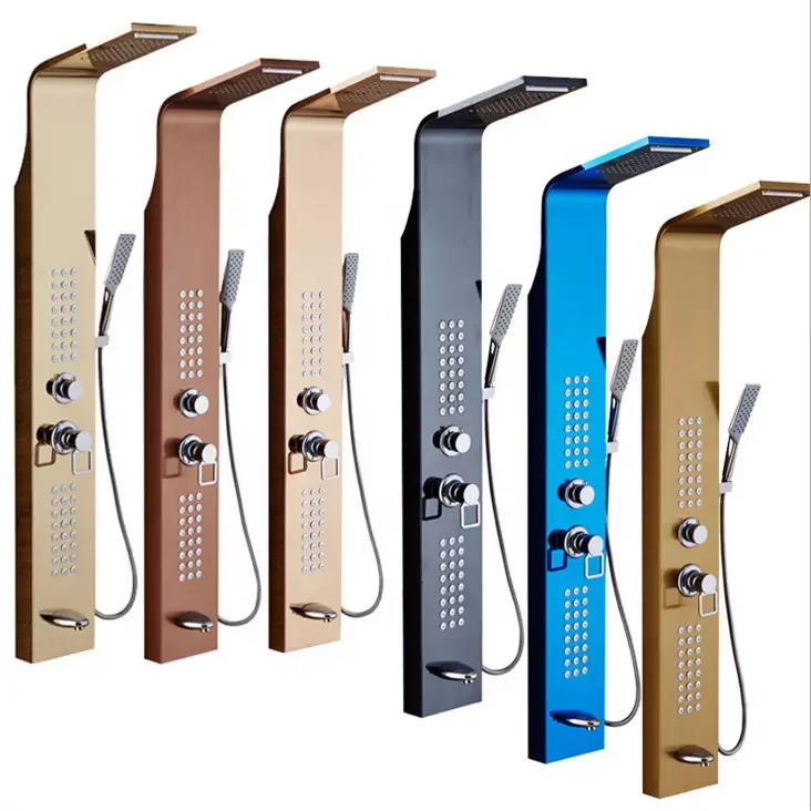 Shower panel factory price shower set bathroom wholesale commercial multifunctional modern bathroom shower