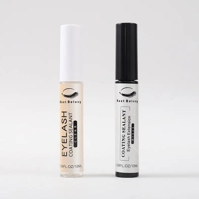 Eyelash Private Label Extension Mascara Coating Clear Black Sealant Bonder Adhesive Sealant 10Ml lash Extensions
