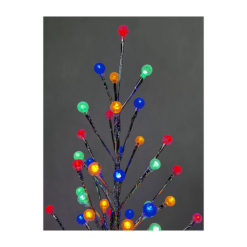 Wholesale Popular Colorful LED Light Tree Foldable Outdoor Decoration Light Up Tree Tower