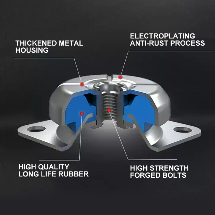 generators anti vibration rubber shock absorber damper rubber vibration isolator for pump