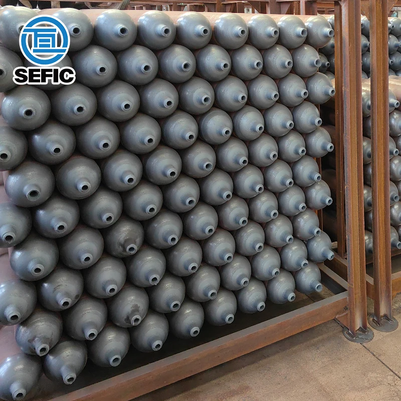 ISO9809-3 стандарт 10L 150Bar 140 мм медицинский кислородный газовый баллон высокого давления бесшовный стальной цилиндр