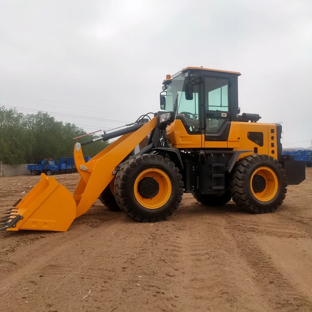 New China Manufacturer Heavy Duty Diesel Loader With Forklift Attachment High Performance Compact Wheel Loader