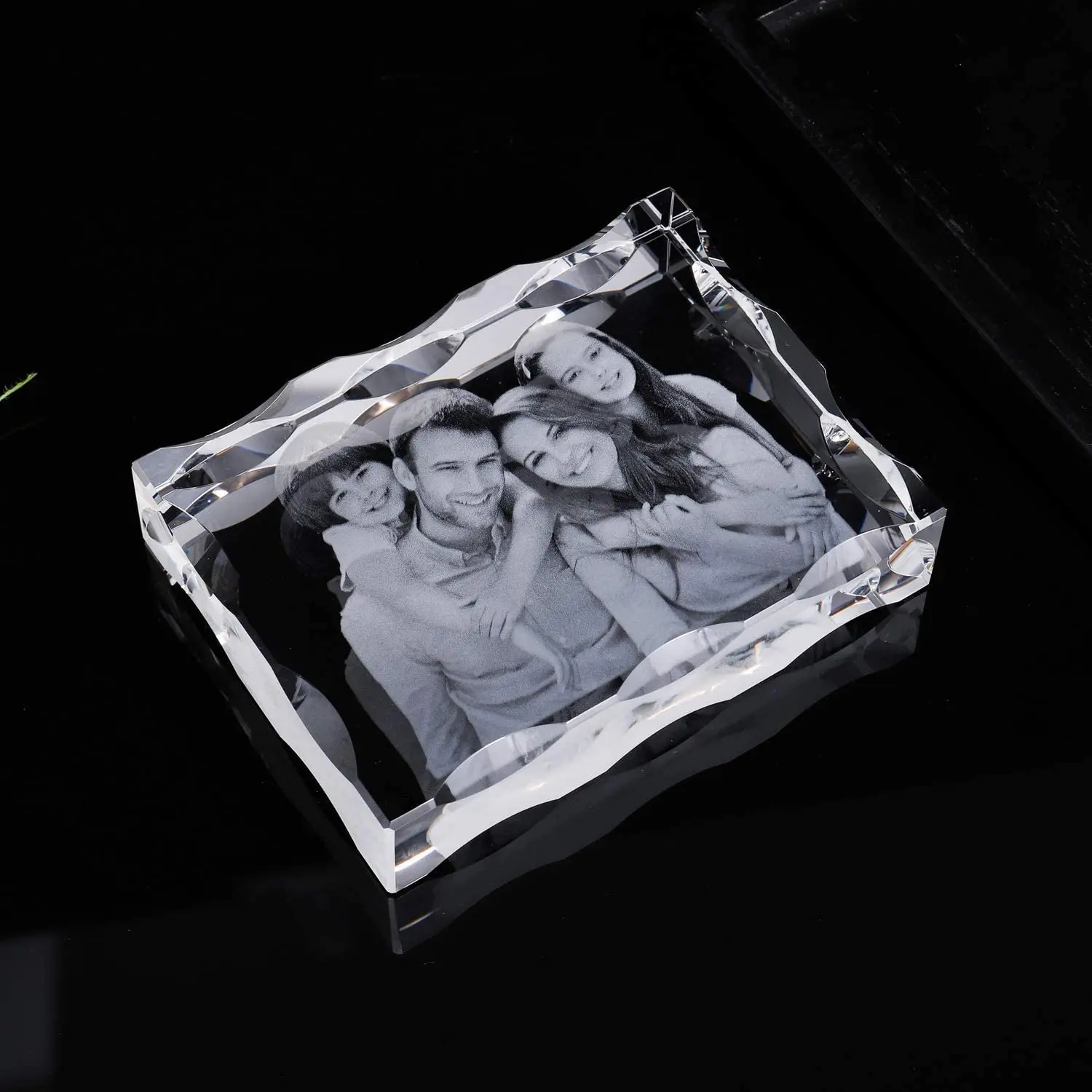 Прозрачный кубический стеклянный блок K9 для лазерной 3d гравировки