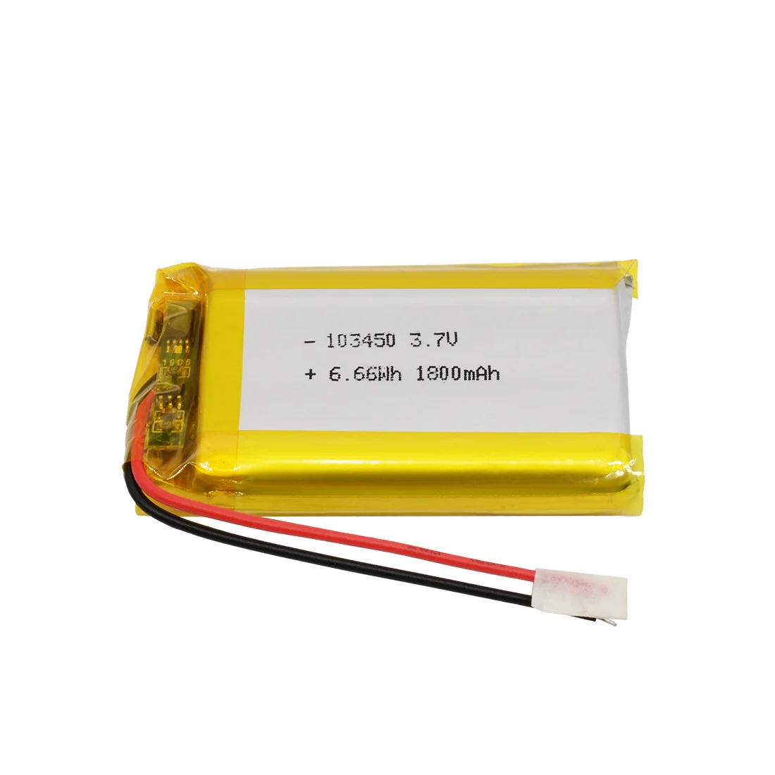 103450 CE MSDS KC Approve Li Polymer Battery 3.7v 1800mah Turnigy Lipo Battery For Hydrogen Water Maker