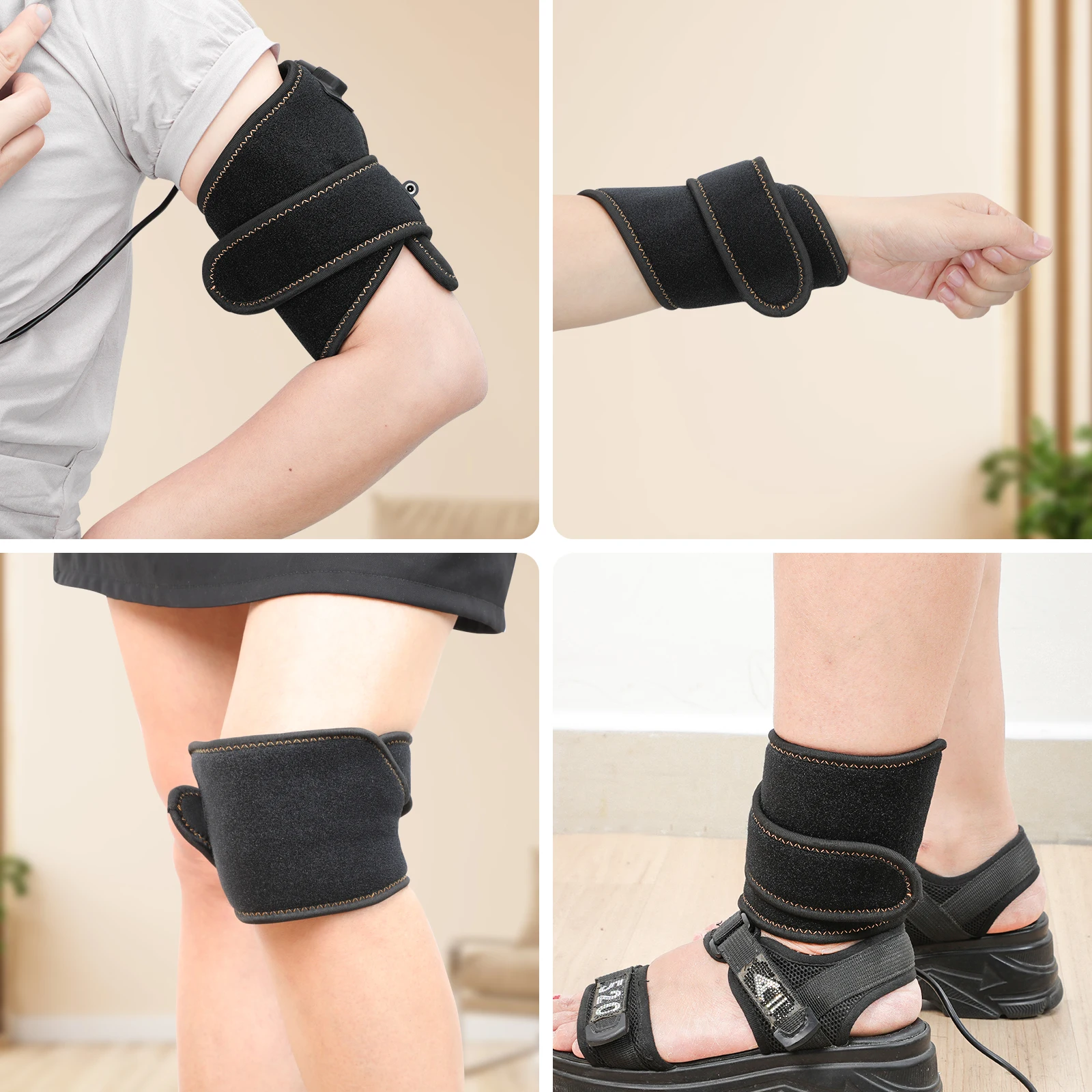 MEETU Promotions Red Light Therapy Wrap  light led neck therapy 660nm 850NM LED Therapy Home Use