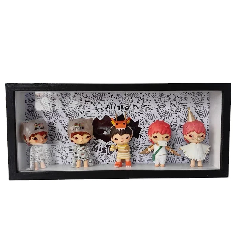 Factory directly sale hot selling mini display box clear action figure display box for lego pop mart