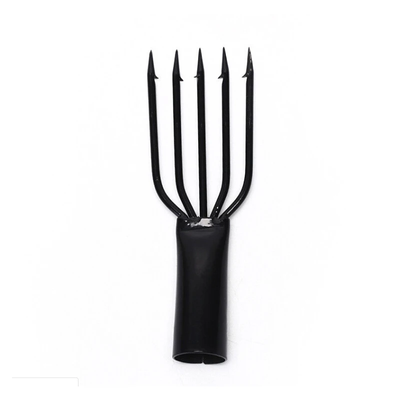 Stainless Steel 5 Prong Tine Fishing Gaff Fish Spear for Hunting Fish Frog in Pond River Lake
