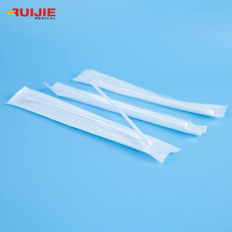 China Supplier Disposable Sterile Dacron Swab With Cary Blair Medium