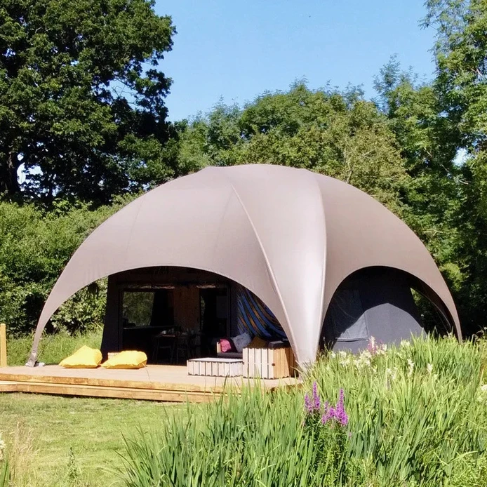 Fashion luxury dome tents are used for large-scale activities