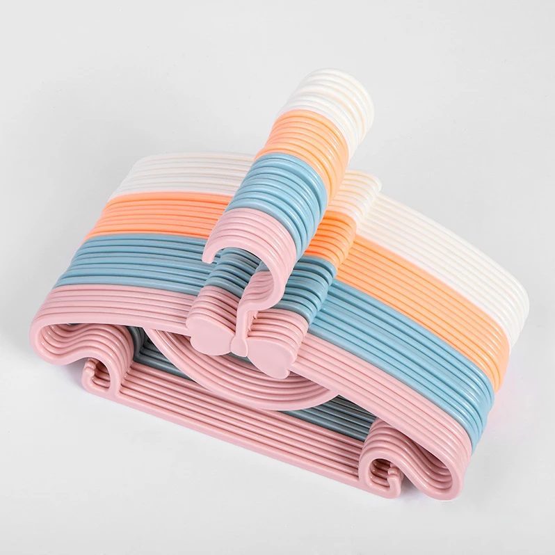 Wholesale Fancy Color Non Slip Baby Clothing Rack Bowknot Plastic Children Hangers