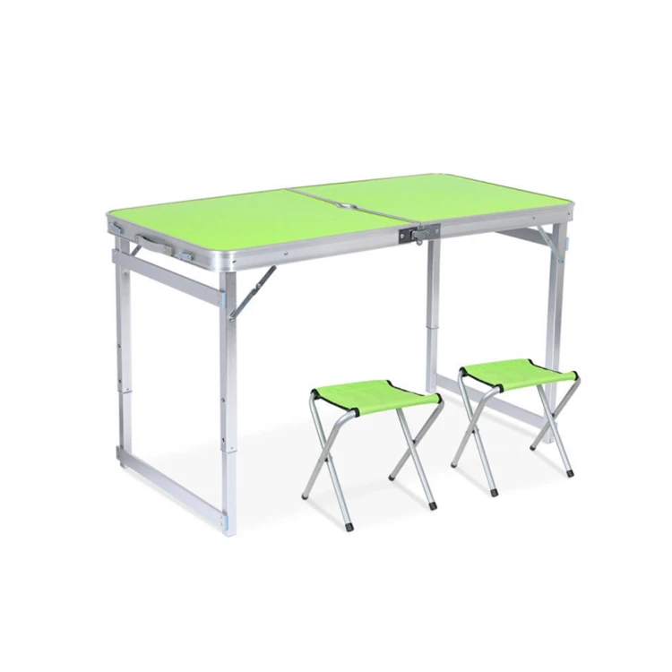 Tea Bbq Set Round Desk Away Down Fold Up Antirust Aluminum Restaurant Tables Patio Furniture Luxury Dining Folding Outdoor Table