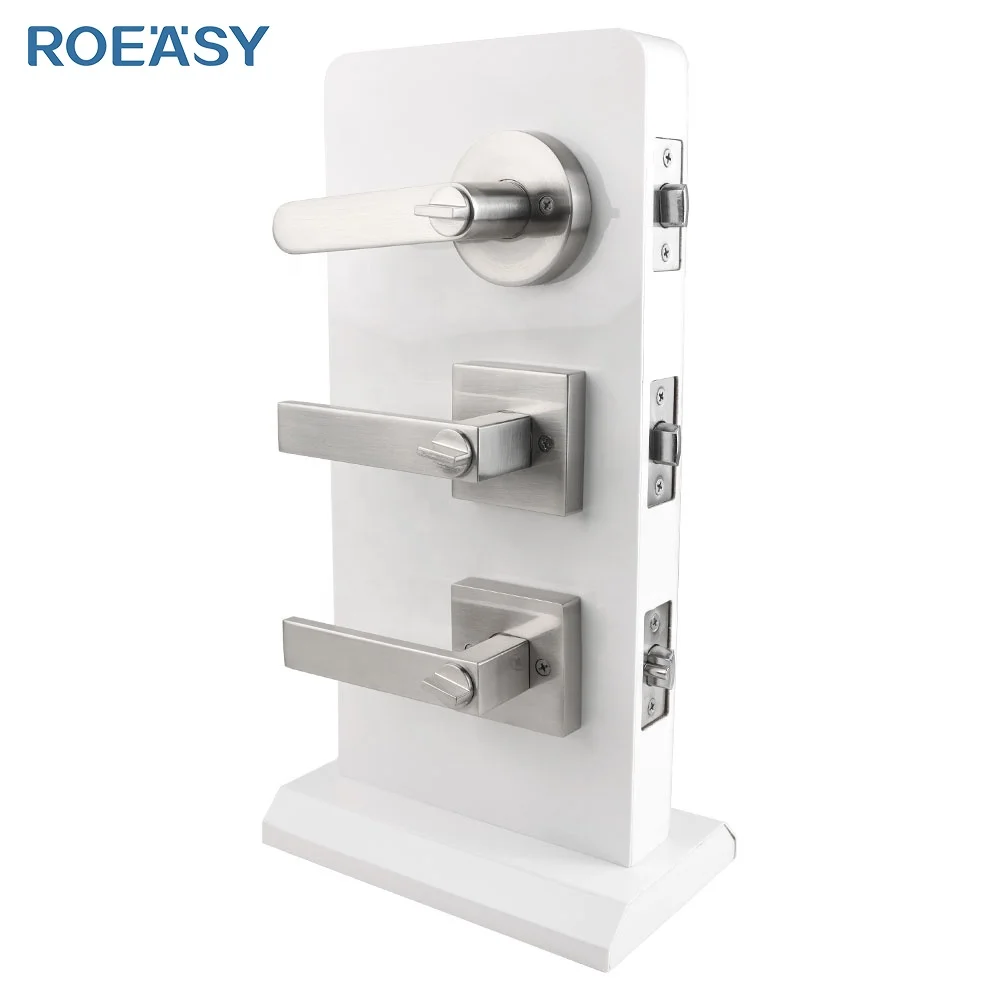 ROEASY door locks for wooden doors lock tubular lever handle hotel room bedroom bathroom furniture locks