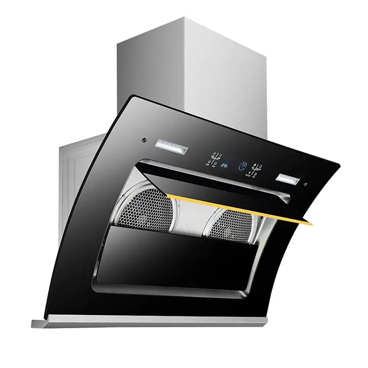 factory offer Smart sensor high suction self-cleaning kitchen exhaust hood kitchen chimney
