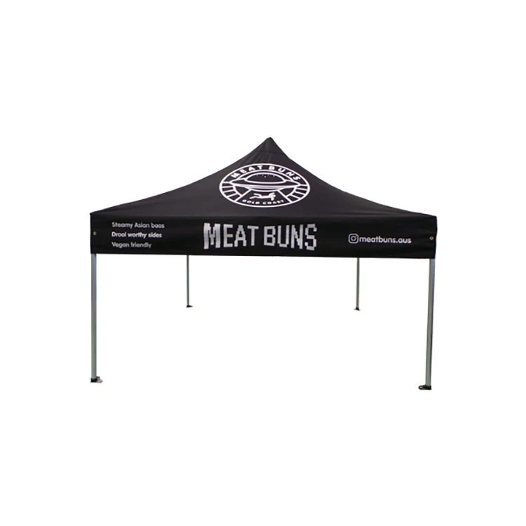 3 X 3m 1000D Pure PVC Movable Folding Waterproof Gazebo Tent Canopy Tent for Outdoor Awnings Trade Show Tent 10 * 10 Ft