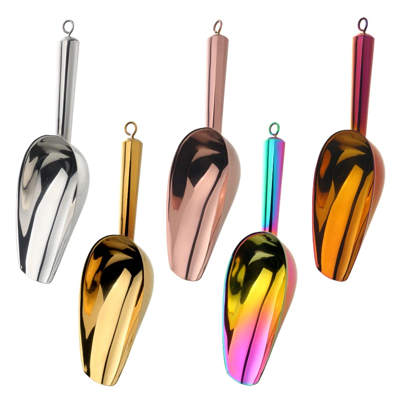 Kitchen accessories Hot Selling Bar Tool Coffee Rice Bean Shovel Stainless Steel Ice Food Scoop