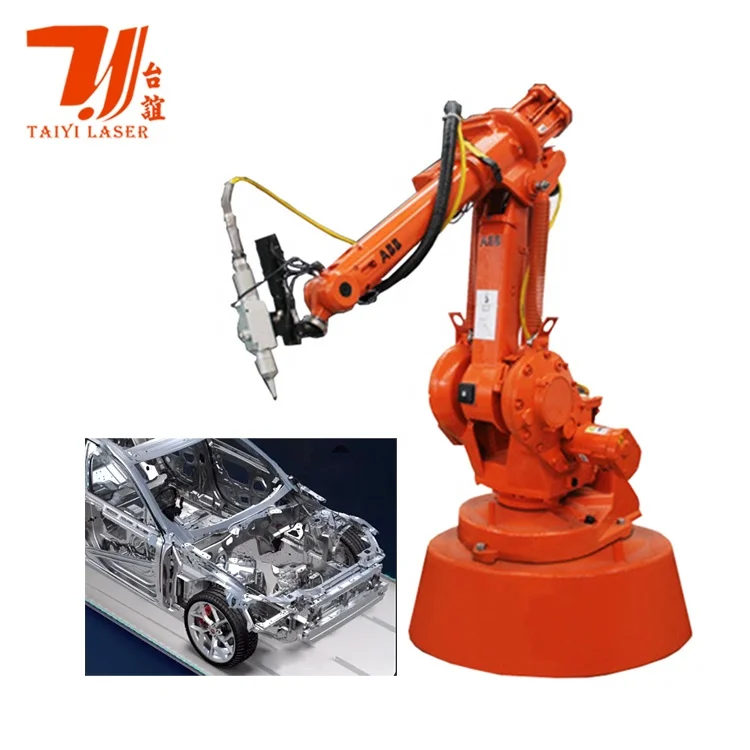 1kw 2kw 3kw 4kw 6kw Automatic Manipulator robot With Fiber Laser Machines for Metal welding cutting cleaning