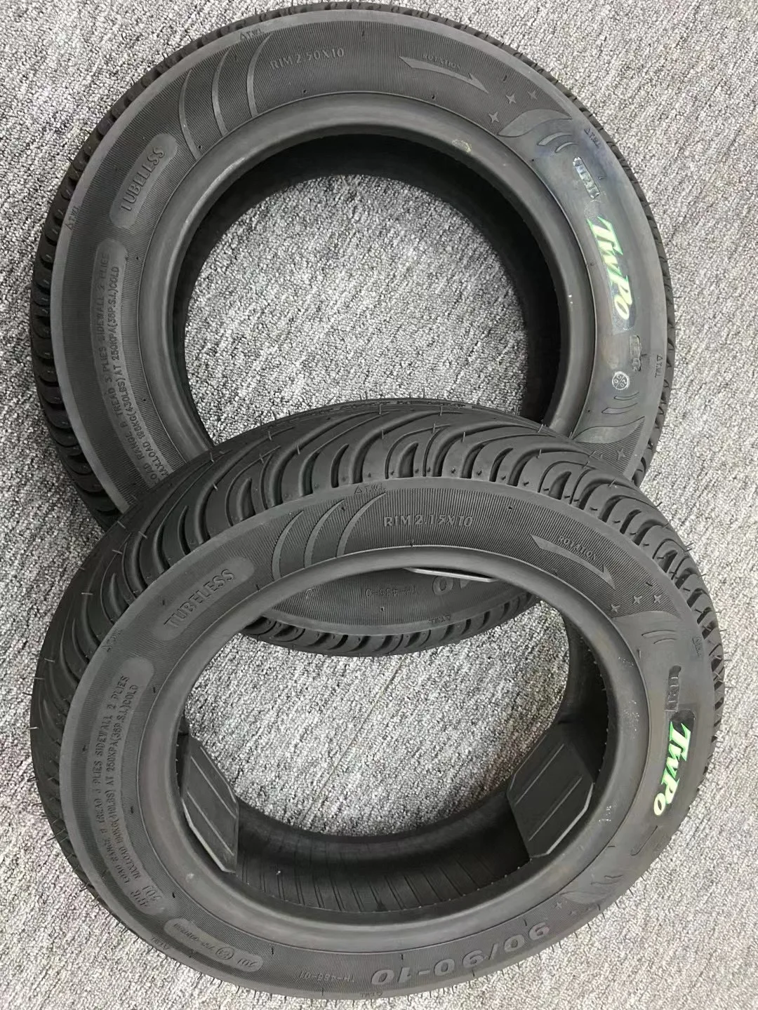 
TWPO semi hot melt tire rain god style 