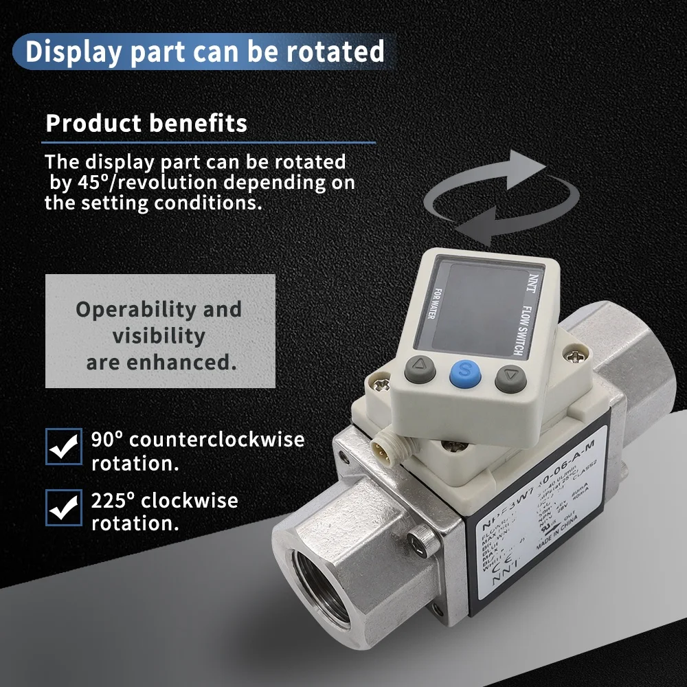 NNT Easy Contact Installation Automatic Control Water Flow Sensor Switch Flow Switch