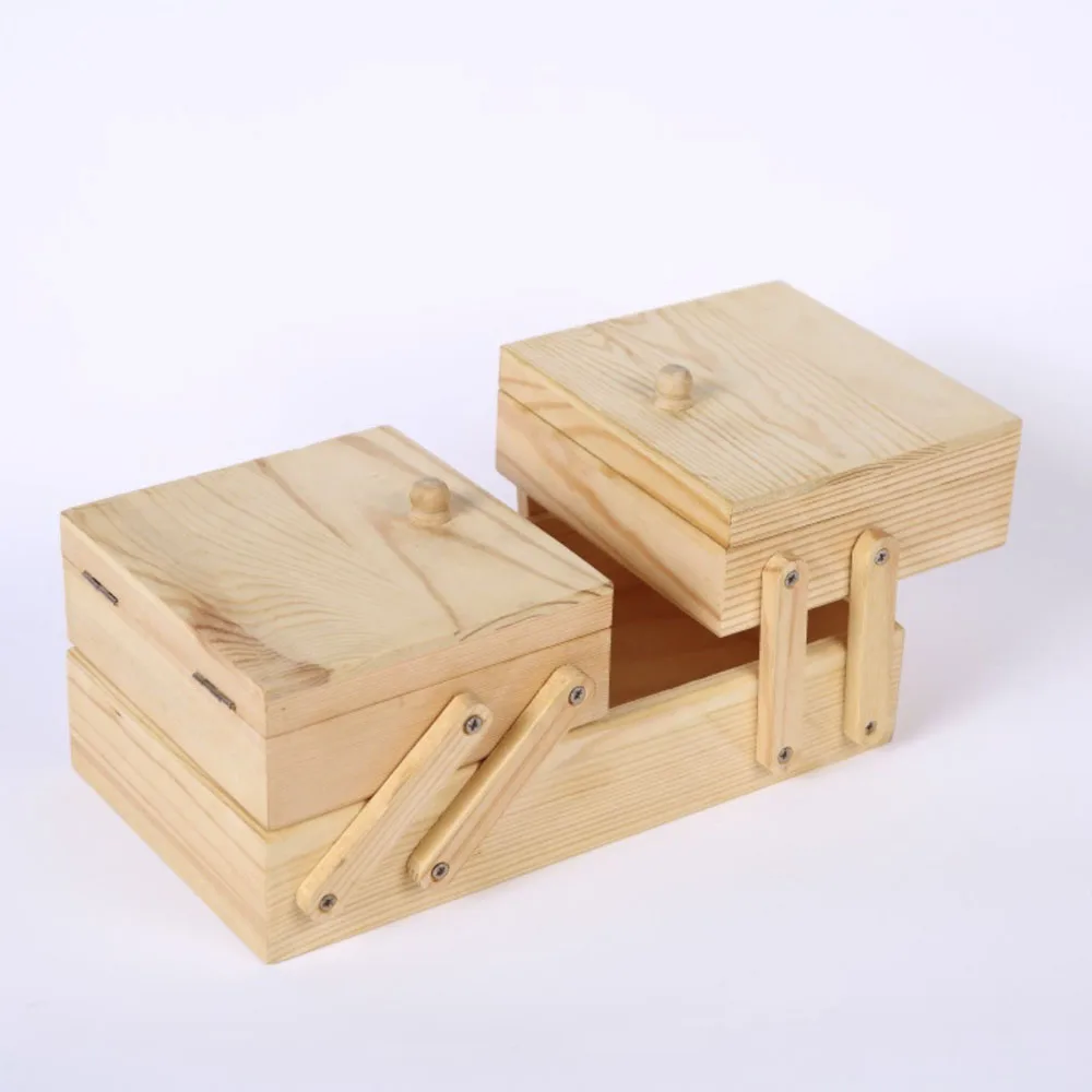 Home Decoration Custom Logo Storage Jewelry Wooden Gift Box With Light And Handy