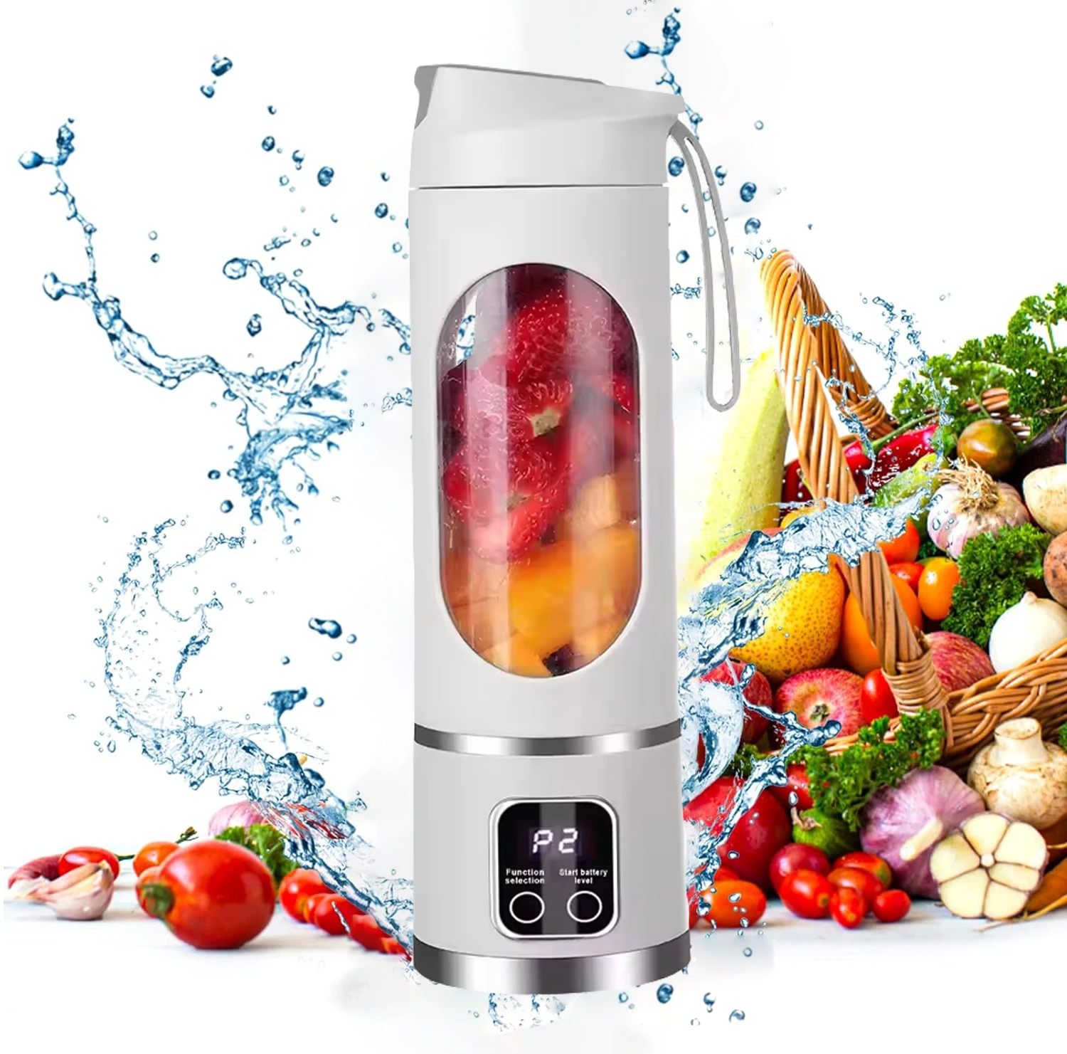 Wireless Usb Charging mini  Blender Portable Blender Mini Fresh fruit juicer Hand blender