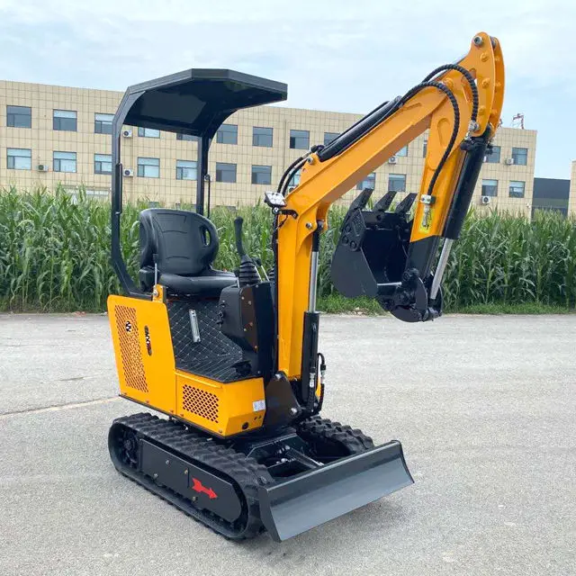 Free shipping small digger machine CE/EPA/EURO 5 compact 1.0ton 1.5ton mini excavators prices for sale with auger bucket