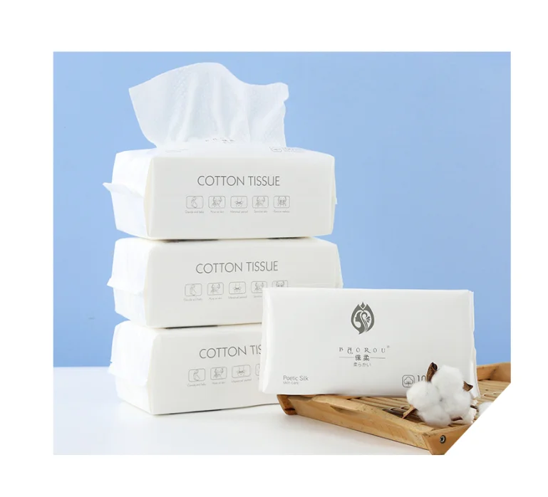 Утолщенное косметическое одноразовое полотенце для лица, 100 хлопок, может быть OEM