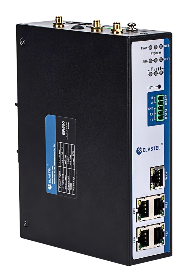 Low-power RS485 Ethernet Dual Sim 4G WIFI Industrial VPN Router for Industrial Automation