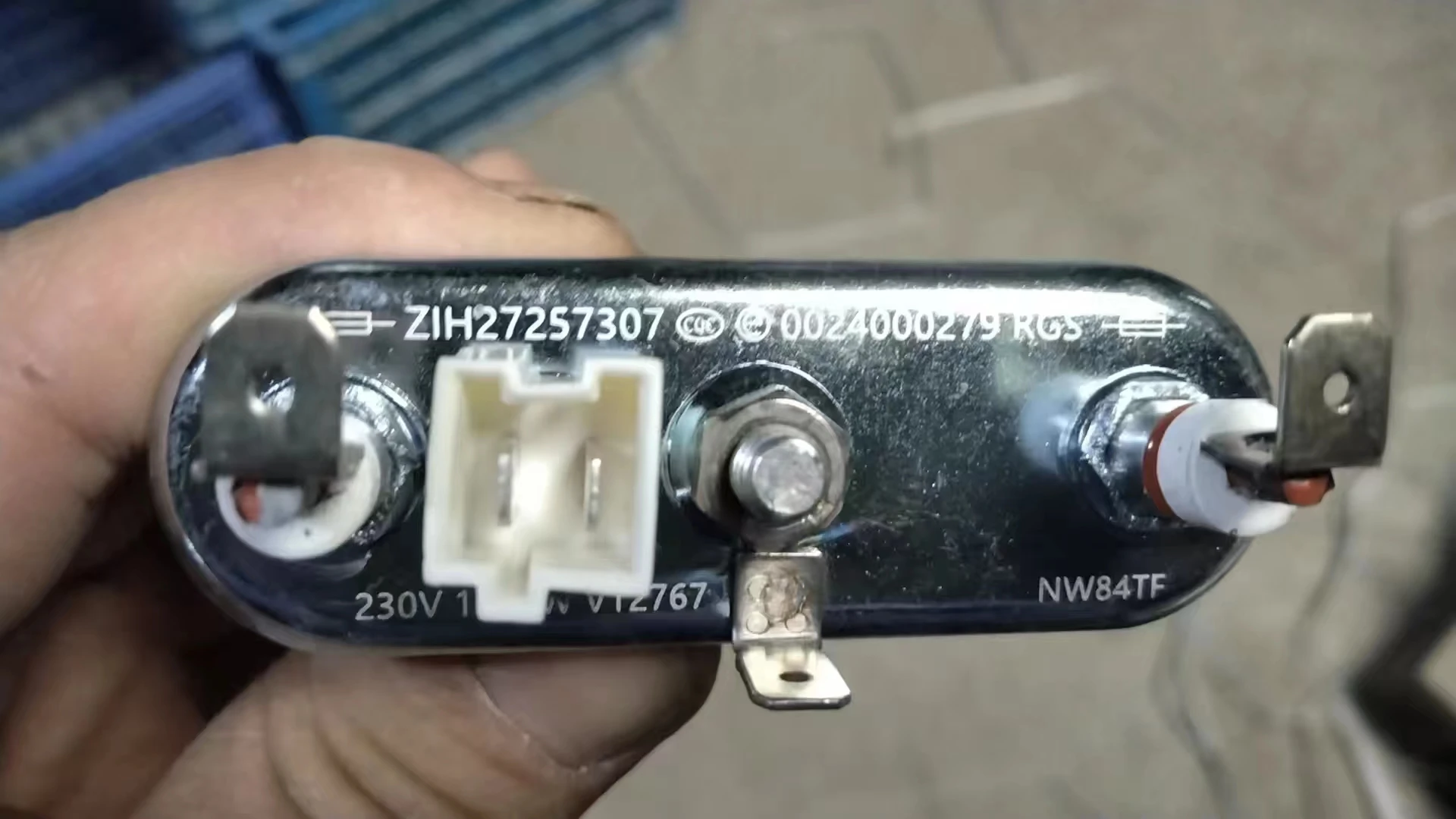 Washing machine heating tube with temperature sensor With fuse U-tpye