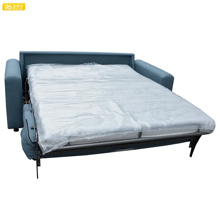 Fancy Sleeper Foldable 2 Seats Low Price Fabric Sofa Bed with Mattress 2701