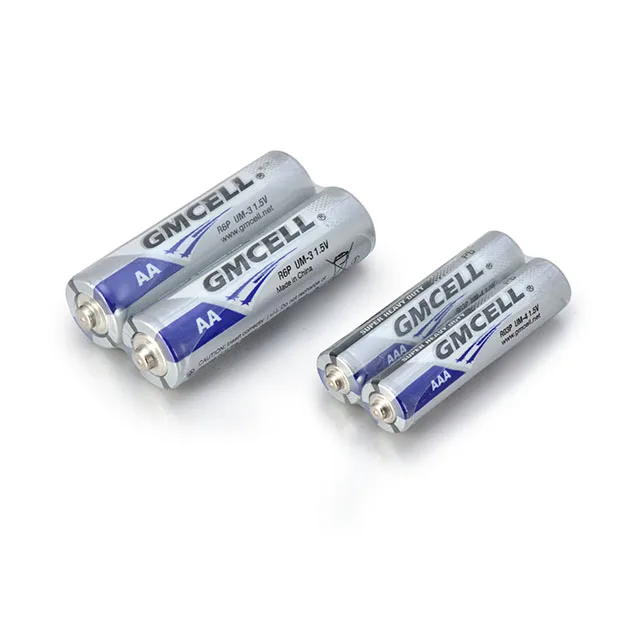 GMCELL Heavy Duty Battery Size 1.5v Dry Battery r03 r03p um-4 aaa 1 5v Battery for Remote Control Toys Camera