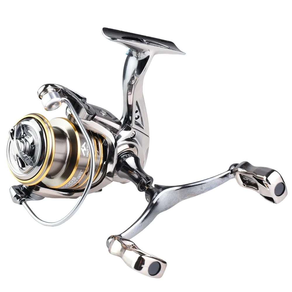 New High Quality Lure Spinning Reel Double Rocker Fishing Reel Long-Distance Casting Micro-Fish Reel Speed Ratio 5.2:1
