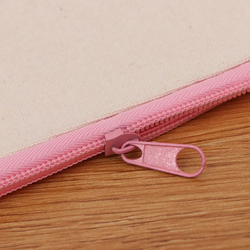 Wholesale Canvas Cotton Cosmetic Pouch Custom Logo Printed Eco Friendly Blank Organic Makeup Make Up Bag