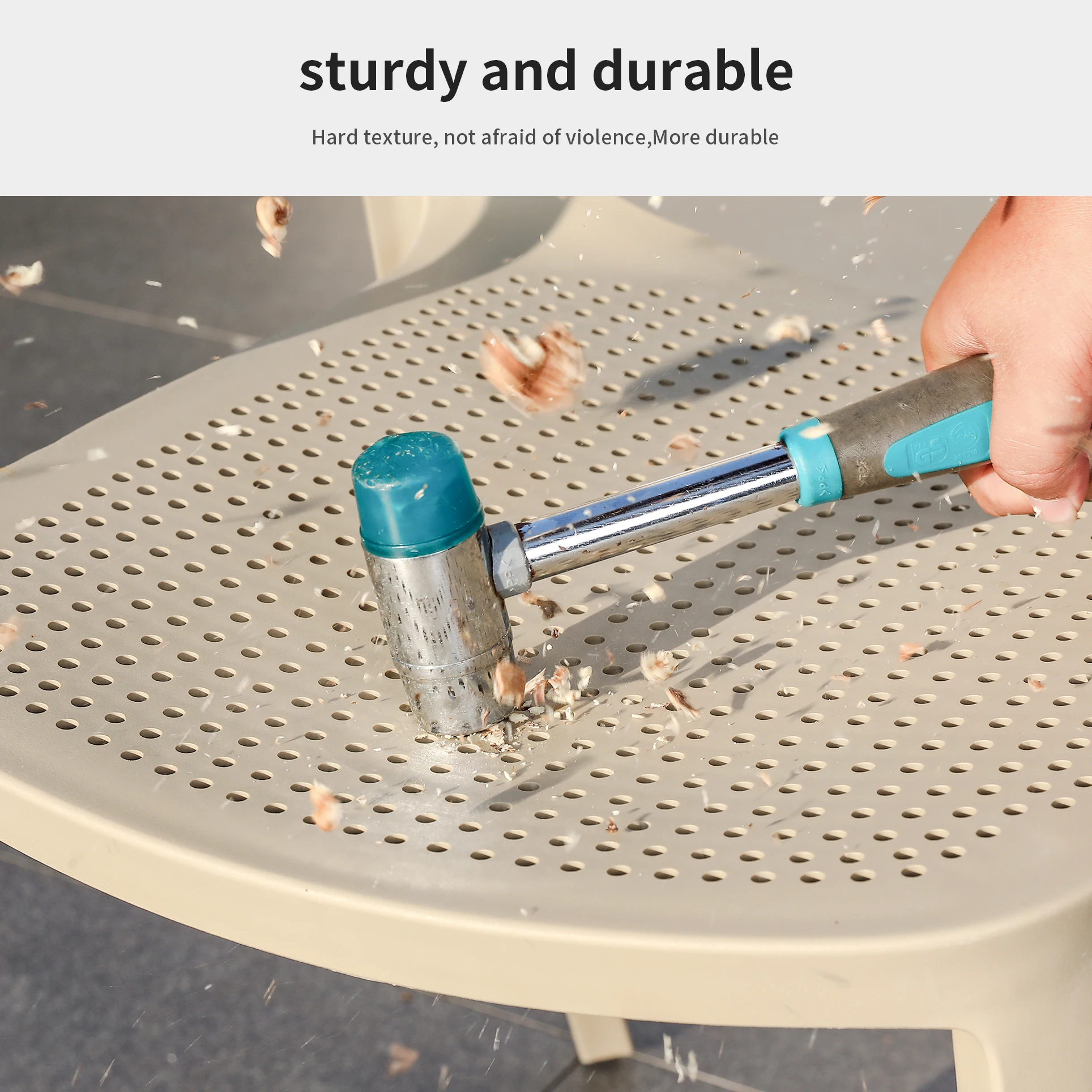 [ZUOAN IMPRESSIVE]Foshan BSCI Factory Design New Plastic Chair Strong Bearing Capacity Stackable Outdoor PVC Garden Patio Chair