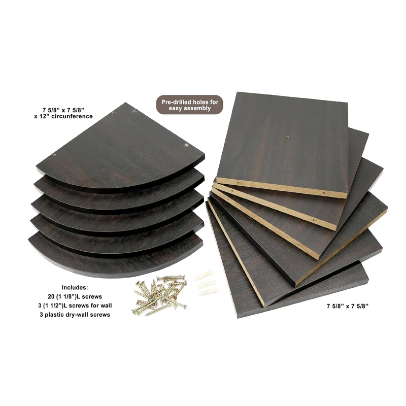 Durable and beautiful home floating wall mounted wall corner shelf