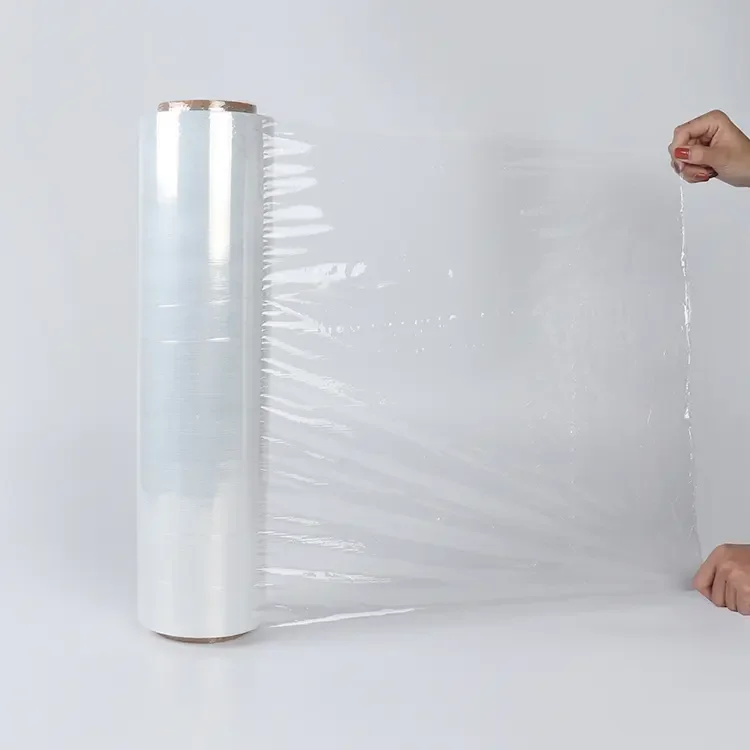 Factory Wholesale Packaging PE Plastic Shrink Wrap Film Manufacture Transparent Pallet Wrap Custom Bopp Stretch Film Roll