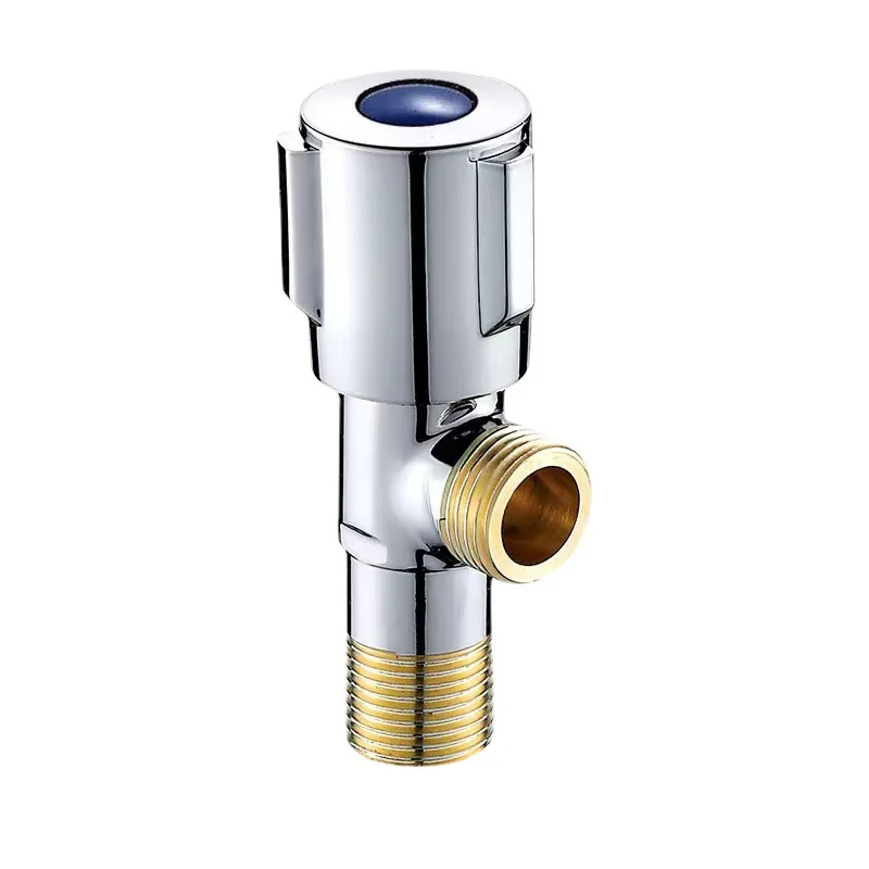 LIRLEE Factory Direct Sales Kitchen Bathroom Faucet Accessories Brass 304 Stainless Steel Water Angle Valve